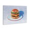 Stupell Industries Burger on Plate Canvas Wall Art Design by Wild Apple